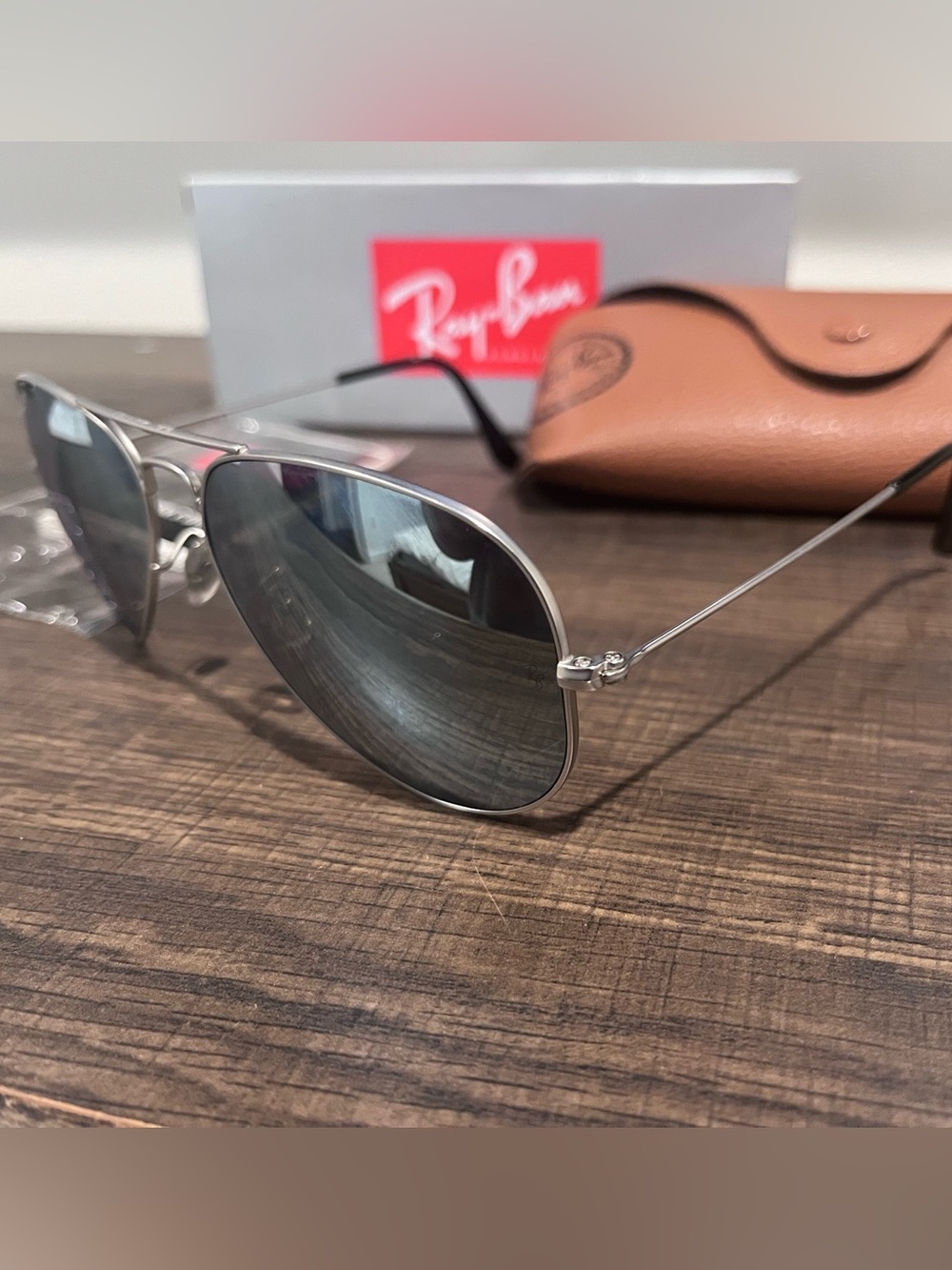 Ray-Ban luxottica ray-ban aviator RB3026 frame mirror polarized sunglasses shade - Picture 3 of 10